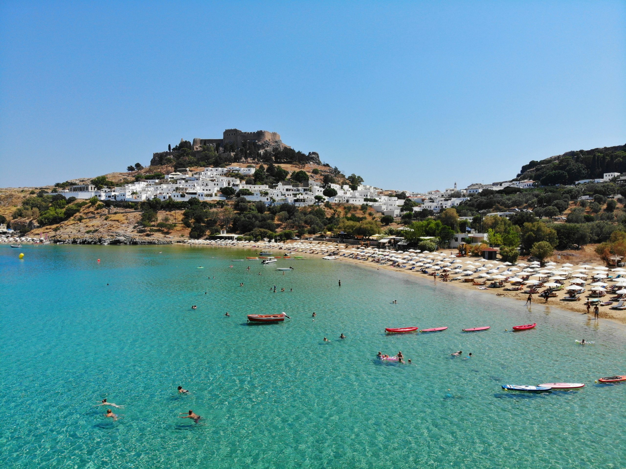 The village of Lindos