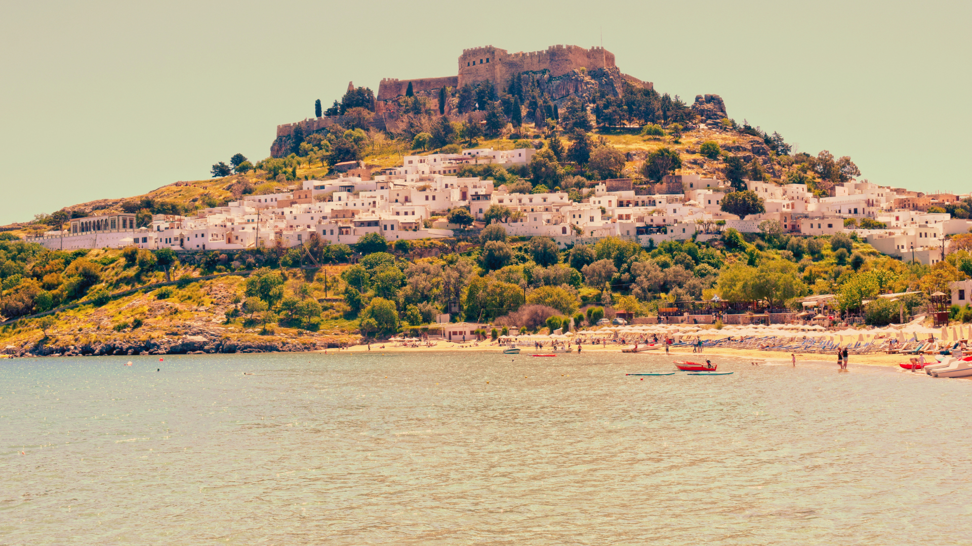 The First Glimpse of Lindos